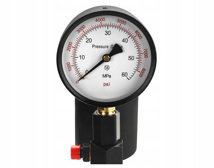 PRÓBNIK WTRYSKIWACZY MIERNIK TESTER DYSZ 600 BAR DIESEL MANOMETR ADAPTER