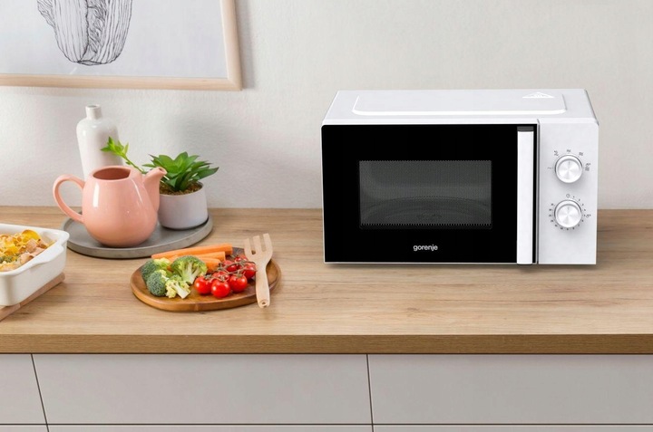 Kuchenka mikrofalowa Gorenje MO17E1WH 700W 17l + Czajnik K17PLBW 2200W 1,7l
