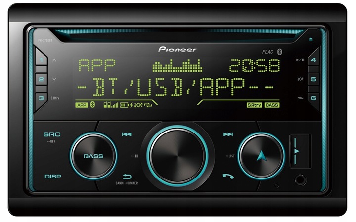 Pioneer FH-S720BT radio samochodowe 2DIN MP3 Bluetoth CD MP3 USB VarioColor