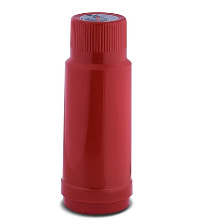 NIEMIECKI termos ROTPUNKT 40 1,0 L SZKLANY WKŁAD termiczny + kubek SOLIDNY