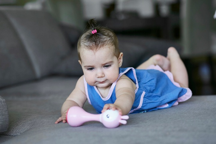 Alilo Króliczek Smarty Bunny Grzechotka różowy