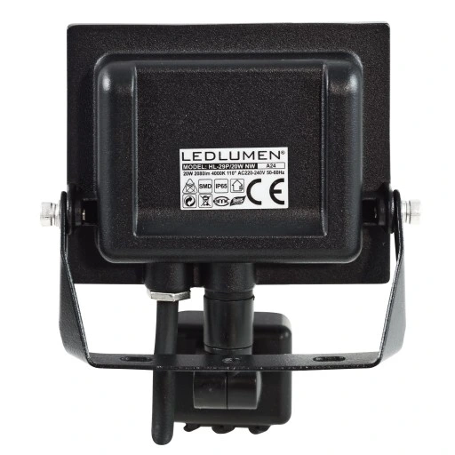 Naświetlacz LED 20W=130W 2080lm Halogen Reflektor Slim Lampa Czujnik Ruchu