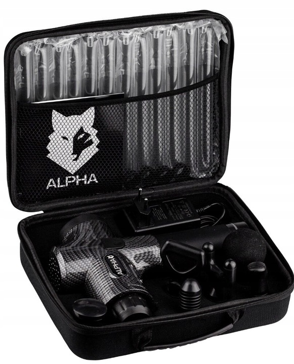 Masażer ALPHA Gun AMG-01 Czarny