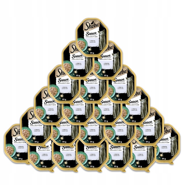 SHEBA mokra karma dla kota z cielęciną w sosie tacka 22 x 85 g