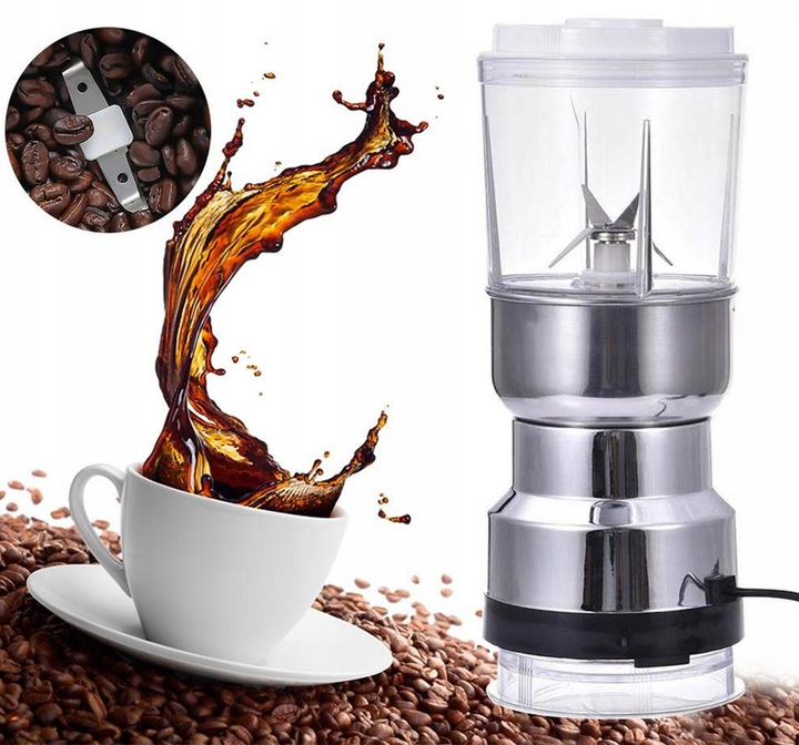 MŁYNEK ELEKTRYCZNY DO MIELENIA KAWY ORZECHÓW PRZYPRAW BLENDER DO OWOCÓW
