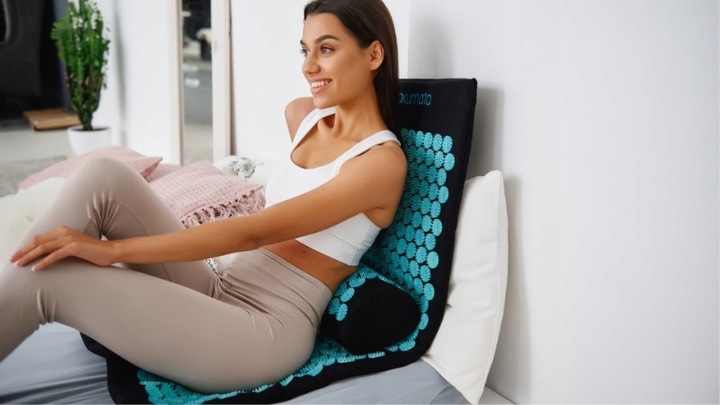 MATA DO AKUPRESURY + PODUSZKA DO MASAŻU XXL PL