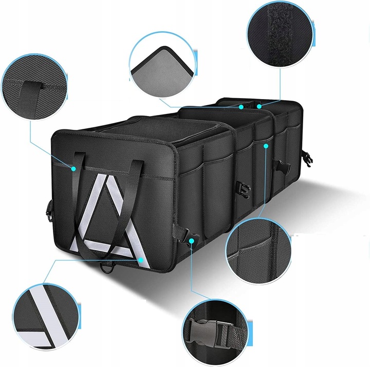 ORGANIZER DO BAGAŻNIKA SAMOCHODU SZTYWNY TORBA COOLER XXL PREMIUM
