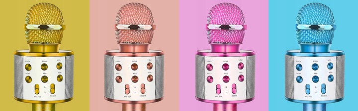 MIKROFON BEZPRZEWODOWY KARAOKE GŁOŚNIK BLUETOOTH PREZENT DLA DZIECI
