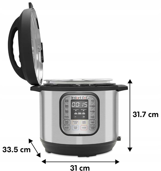SZYBKOWAR MULTICOOCKER WOLNOWAR INSTANT POT DUO 60 5,7L 14 PROGRAMÓW 7w1