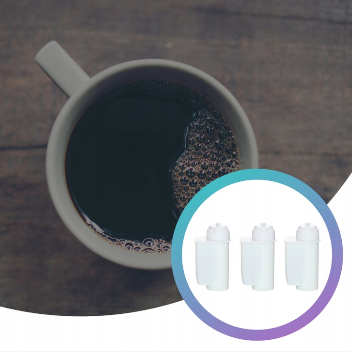 3x ZAMIENNIK filtra wody Brita Intenza do ekspresu Siemens WYSOKA JAKOŚĆ