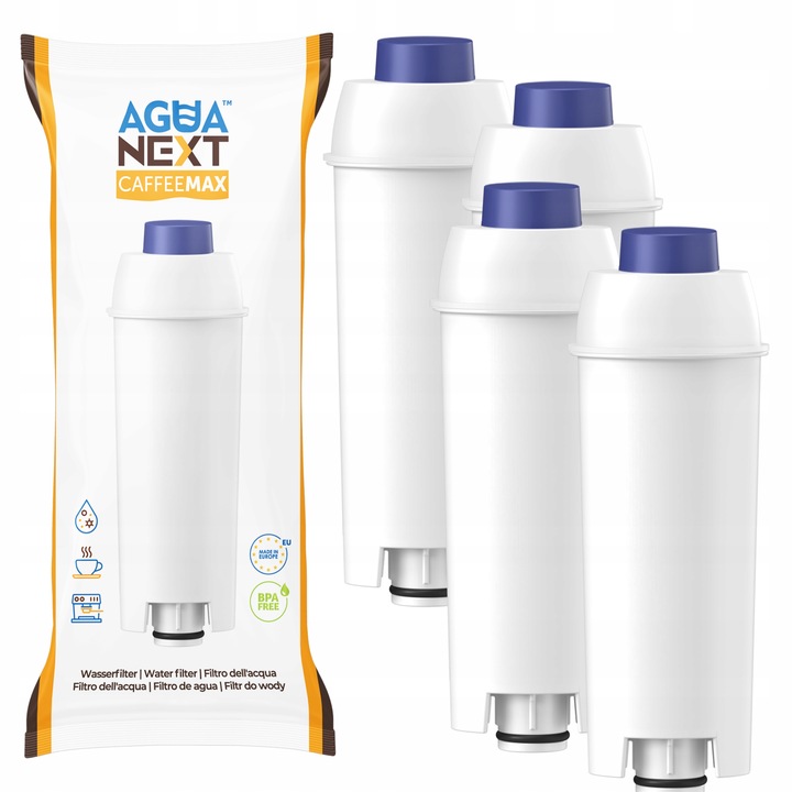 Agua Next filtr do wody do ekspres do kawy Delonghi 4 sztuki zamiennik 4x