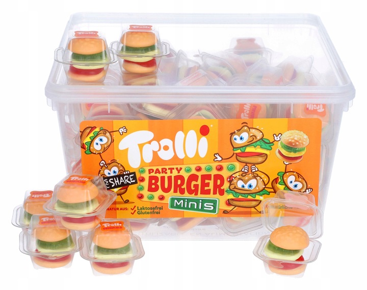 Trolli, żelki, Mini burger hamburger 600 g