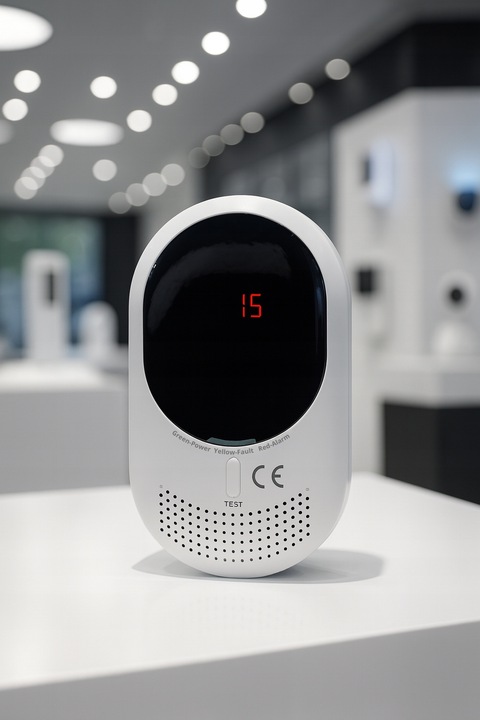 Czujnik Czadu Gazu Ziemnego Detektor Tlenku Węgla CERTYFIKOWANY 85dB LCD