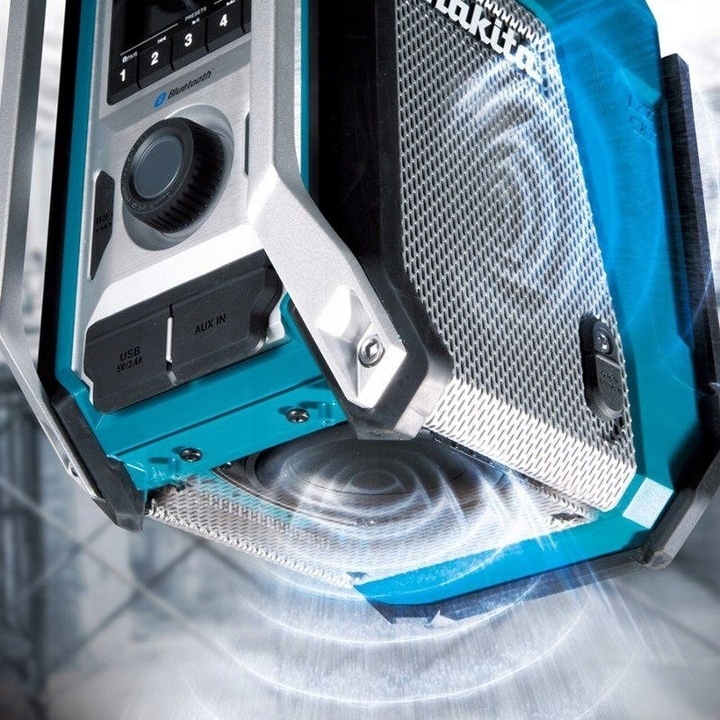 Radio budowlane Makita DMR114 10,8/14,4/18V BLUETOOTH 5,0 AUX USB