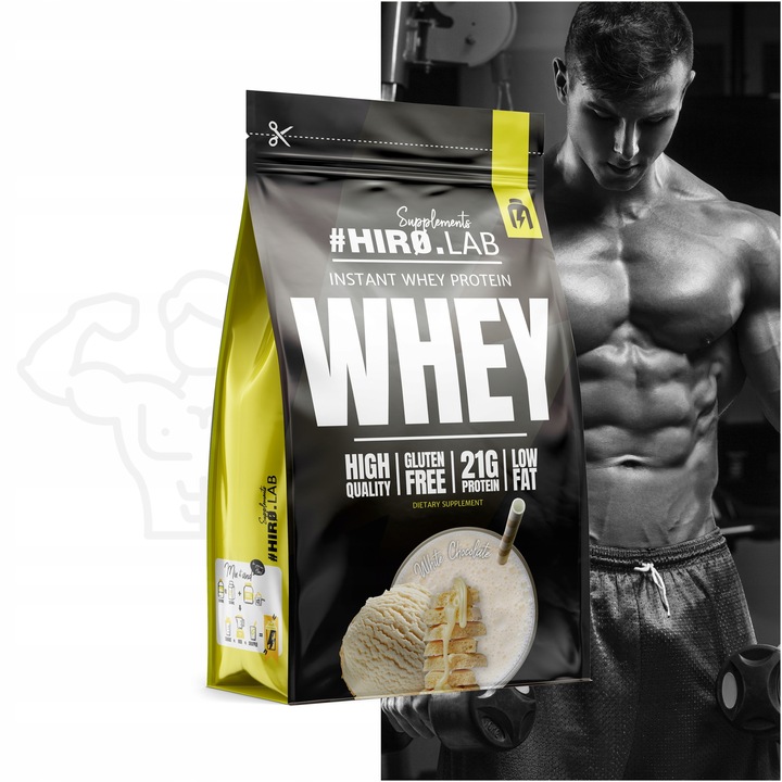 Białko koncentrat serwatkowe WPC 750 g Instant Whey Biała Czekolada hiro