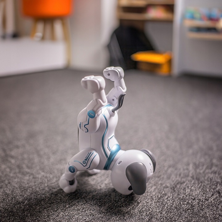Interaktywna zabawka pies robot zdalnie sterowany gra popit dla dziewczynki