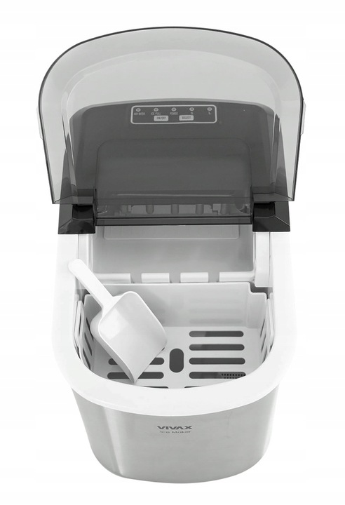 MOCNA KOSTKARKA DO LODU MASZYNA DO KOSTEK INOX S/L 12kg/dzień 240W