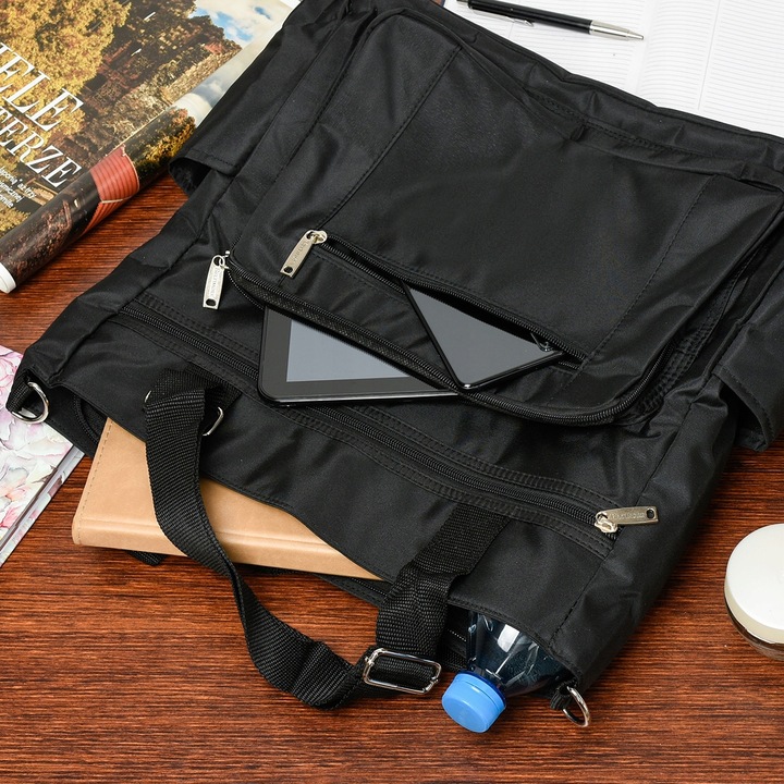 Torebka damska materiałowa shopperka lekka duża A4 na ramię torba Beltimore