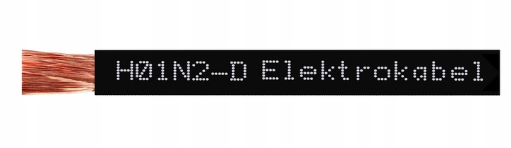 Kabel przewód spawalniczy OnS OS 50mm2 H01N2-D 100V masowy gumowy MIEDŹ