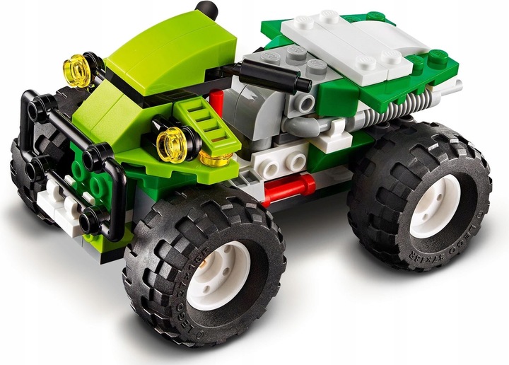 LEGO 31123 CREATOR SAMOCHÓD TERENOWY BUGGY KOPARKA QUAD 3w1