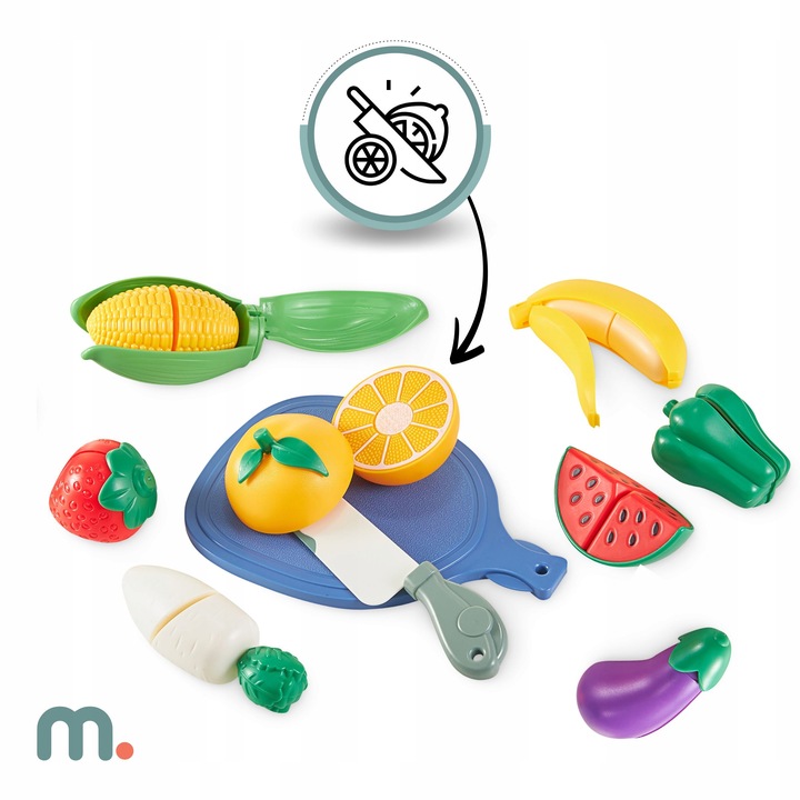 DUŻA DREWNIANA KUCHNIA INTERAKTYWNA XXXXL Z OŚWIETLENIEM LED - 50 ELEMENTÓW