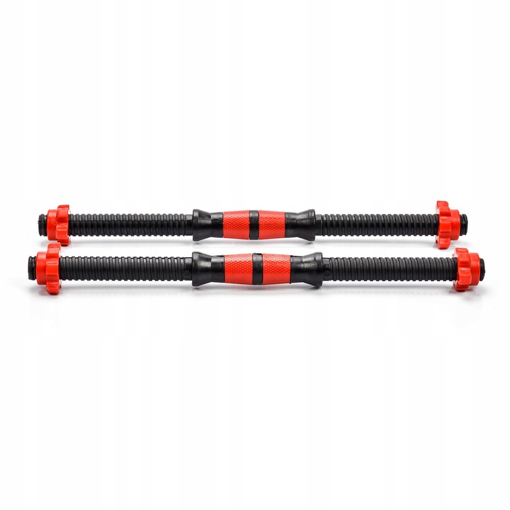 Zestaw kulturystyczny 50kg obciążenia bitumiczne gryf prosty 120cm 25mm