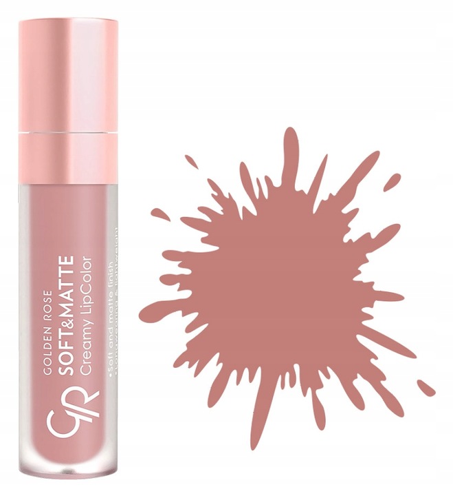 GOLDEN ROSE Matowa Pomadka w Płynie - 102
