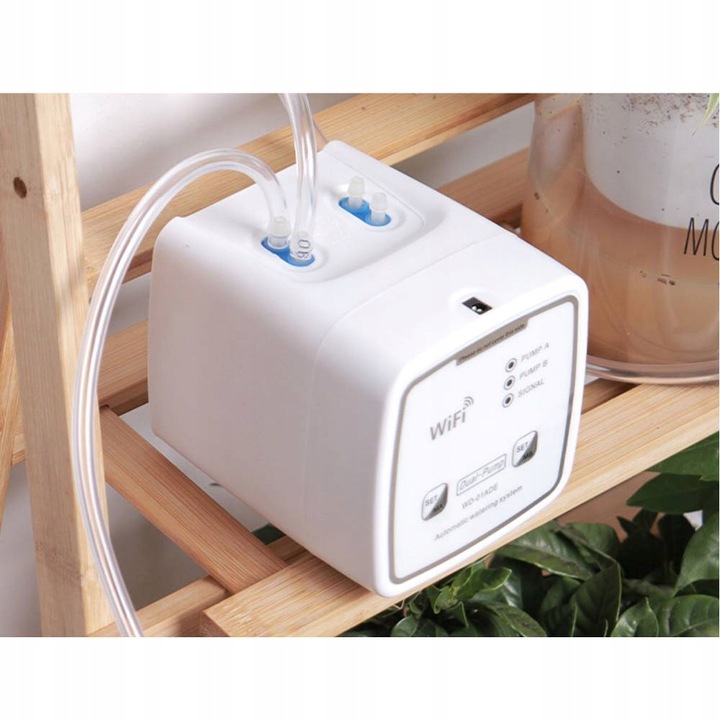 INTELIGENTNY AUTOMATYCZNY PODLEWACZ DO KWIATÓW Z PODWÓJNĄ POMPĄ WIFI