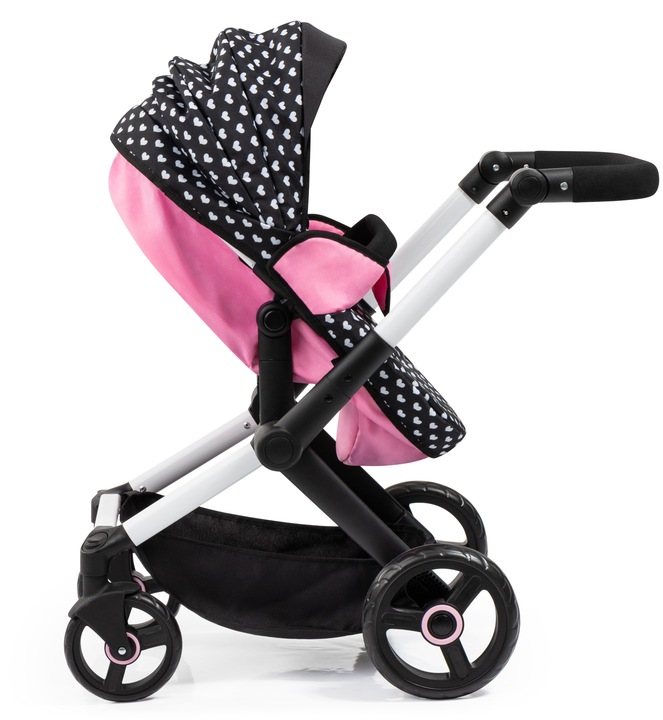 Bayer Design WÓZEK dla LALEK XEO 2w1 17060AB łóżeczko śpiworek Mega zestaw