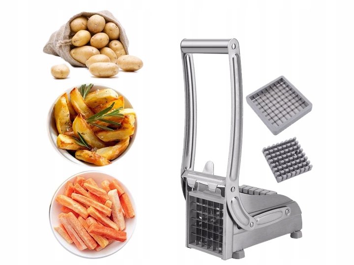 MASZYNKA Krajalnica do krojenia robienia frytek PRASKA DO ZIEMNIAKÓW