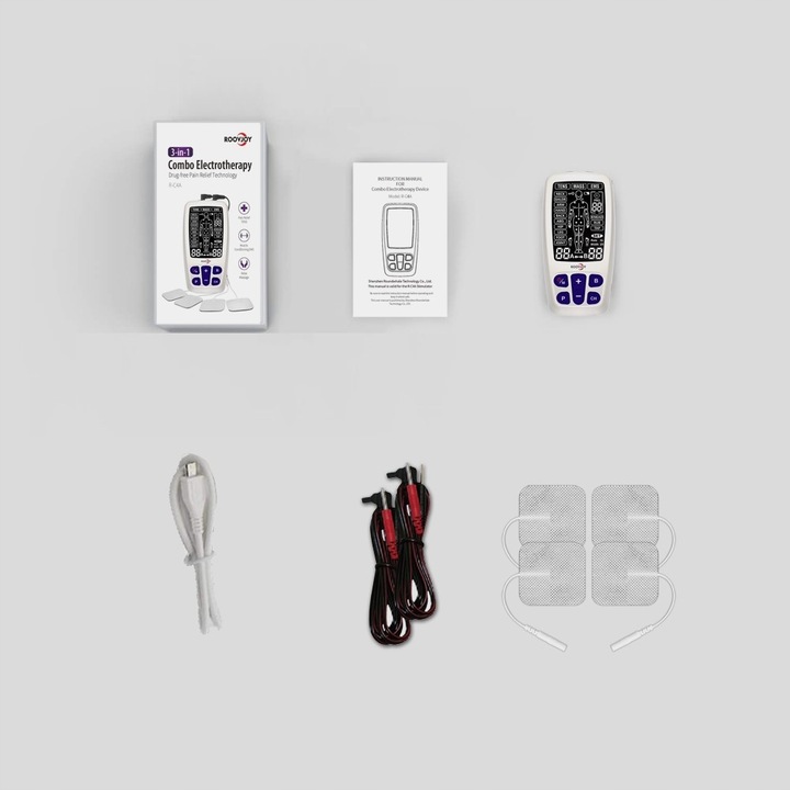 ELEKTROSTYMULATOR Mięśni RoovJoy TENS EMS MASS USB