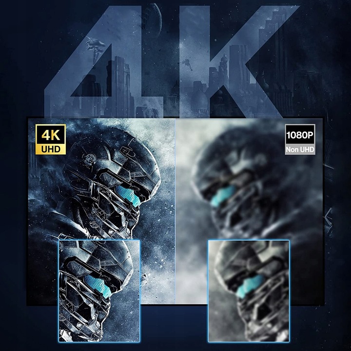 KABEL HDMI 2.0 PRZEWÓD HIGH SPEED 48bit TV MONITOR PC 3D 4K FHD FILTR 10m