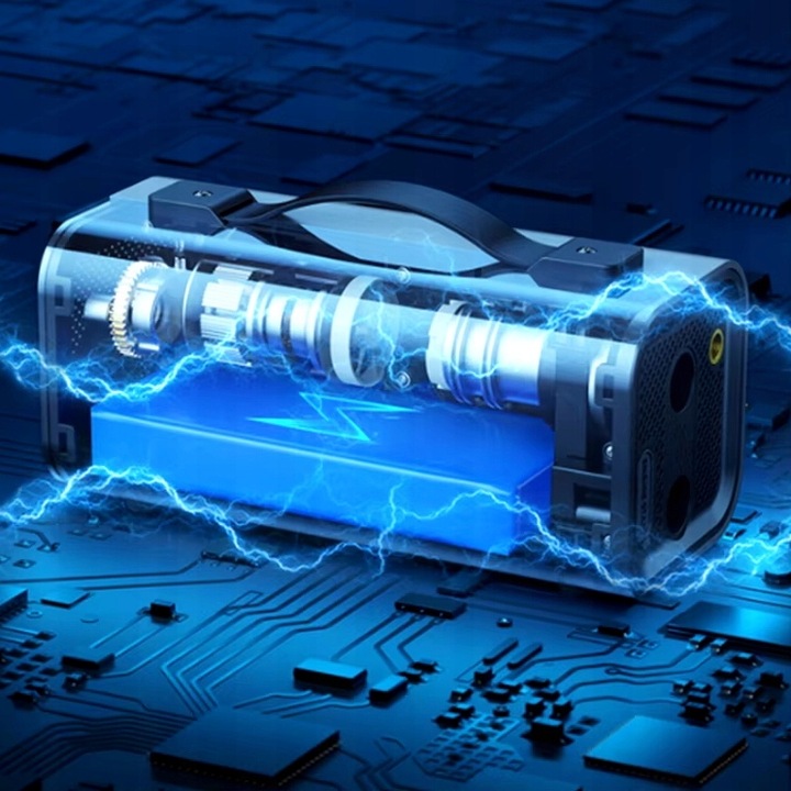 Jump Starter Booster Kompresor Samochodowy Dmuchawa Powerbank