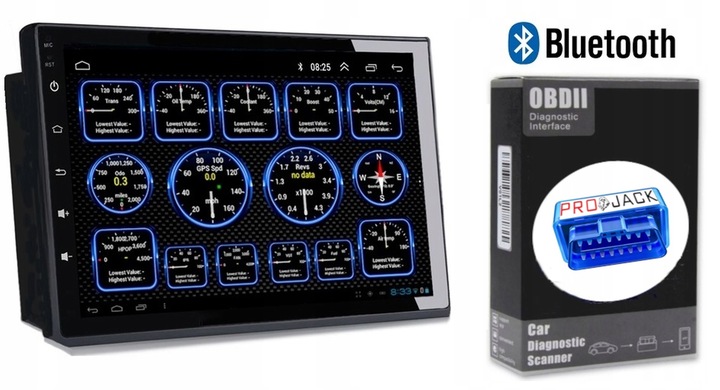 INTERFEJS DIAGNOSTYCZNY ELM327 BT OBD2 DO SYSTEMY ANDROID, RADIA