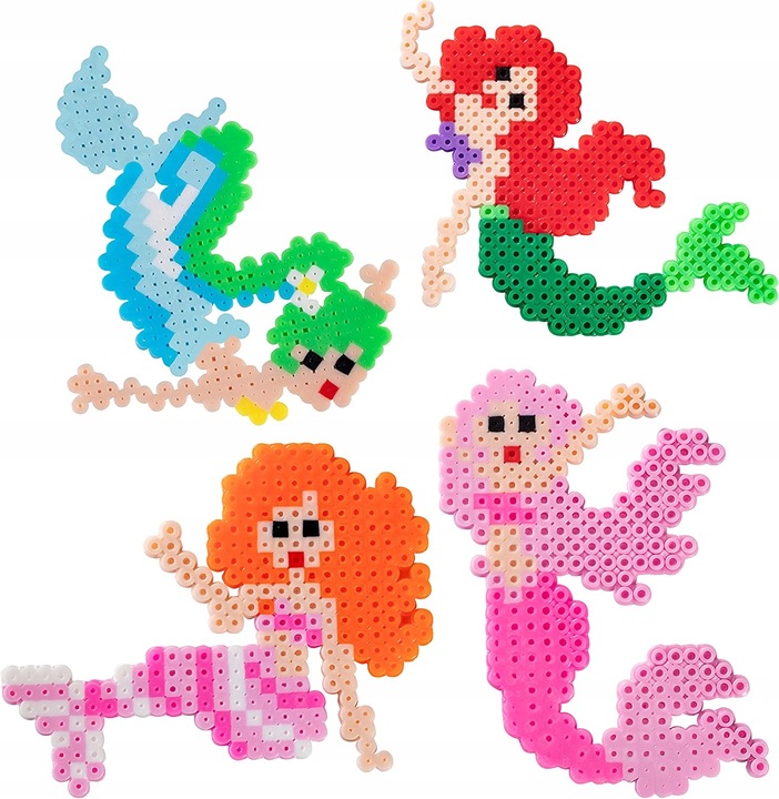 Koraliki Do Prasowania Zestaw 6000 Elementów Kreatywna Zabawa Dla Dzieci