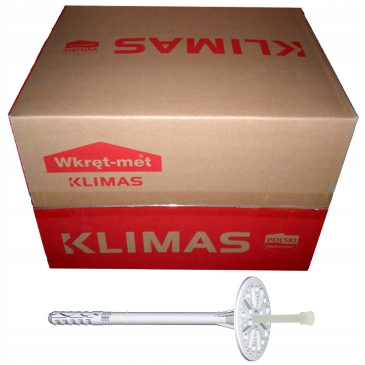 Kołki łączniki dyble izolacji do styropianu LTX fi 10 - 16 cm 200 szt.