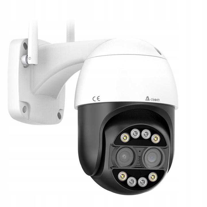 ZEWNĘTRZNA OBROTOWA KAMERA IP WIFI 8MPX 4K ULTRA HD 8x ZOOM DO MONITOROWANI
