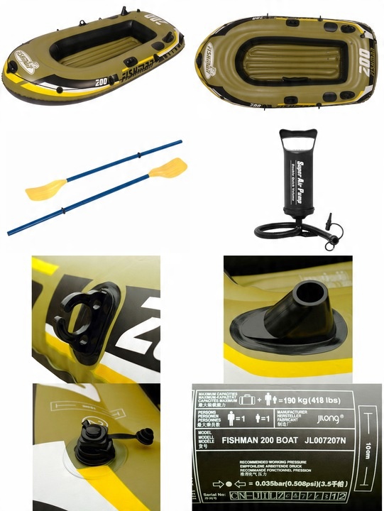 Ponton Jilong Fishman 200 218x110x36CM 07207-1