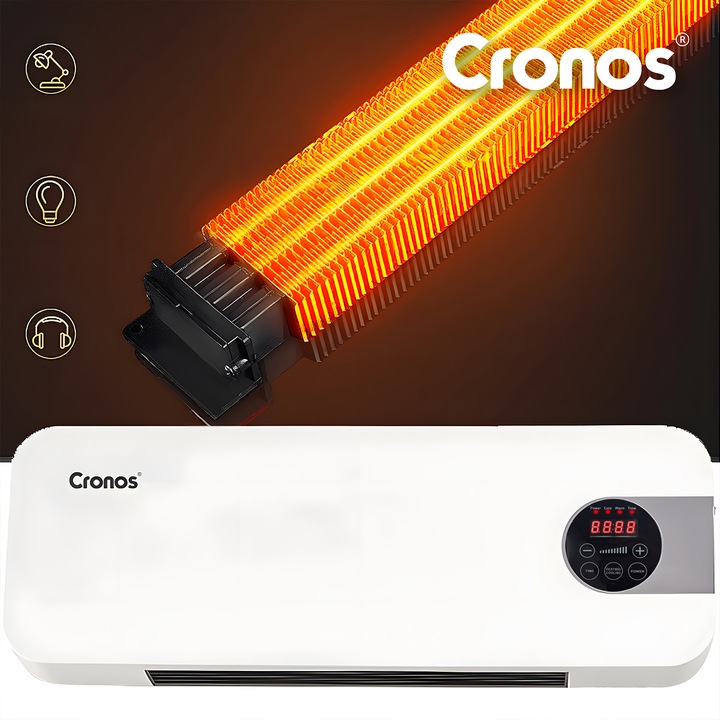 KURTYNA POWIETRZNA TERMOWENTYLATOR GRZEJNIK NAD DRZWI OKNO 2000W + PILOT