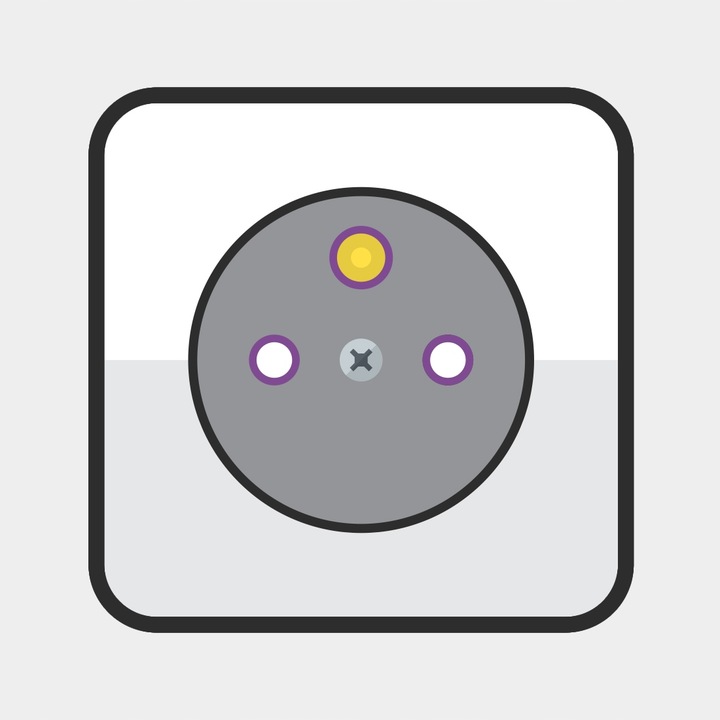 Gniazdo Nablatowe Chowane w Blat Kuchenny Wpuszczane USB-C 2x230V Srebrne