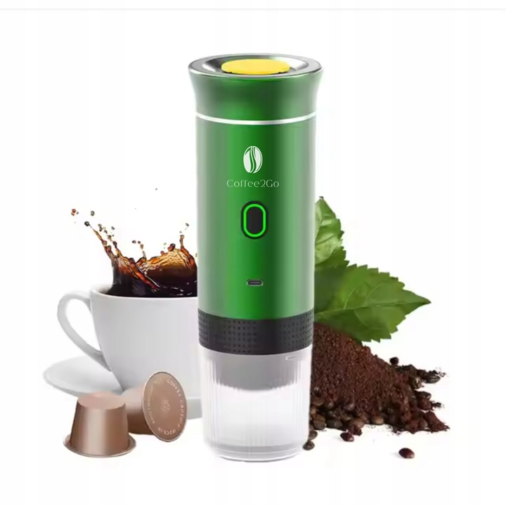 Przenośny Ekspres do Kawy Mielonej Kapsułek New Line Edition 2025 Zielony