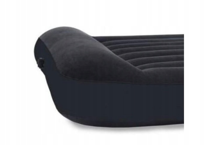 Materac Dmuchany Dwuosobowy Welurowy Łóżko Intex 64143 z Pompką MODEL 2024