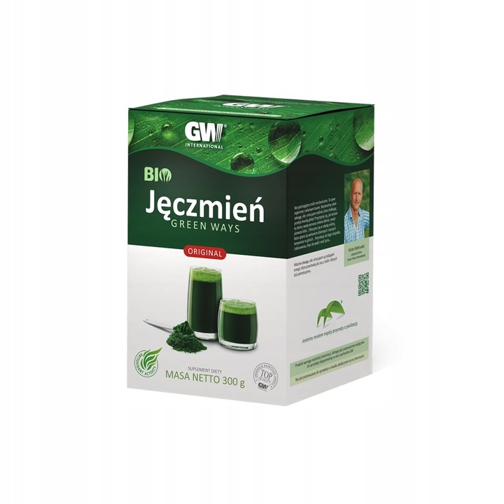 BIO Jęczmień 300 g + BIO Chlorella 110 g Green Ways