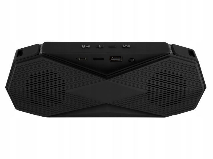 MOCNY GŁOŚNIK BLUETOOTH BOOMBOX BEZPRZEWODOWY RADIO PRZENOŚNY USB SD PASEK