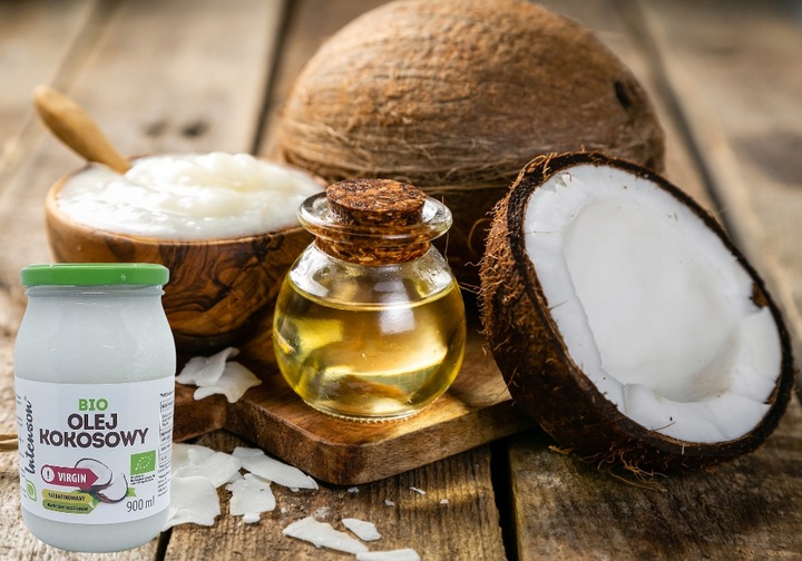 Olej kokosowy nierafinowany Intenson 900 ml