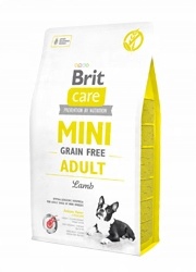 BRIT CARE MINI GRAIN FREE ADULT LAMB 2kg