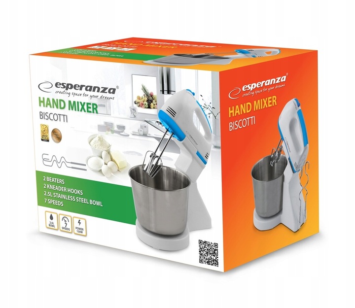 MIKSER RĘCZNY Z MISĄ ROBOT KUCHENNY AUTOMATYCZNY HAND MIXER