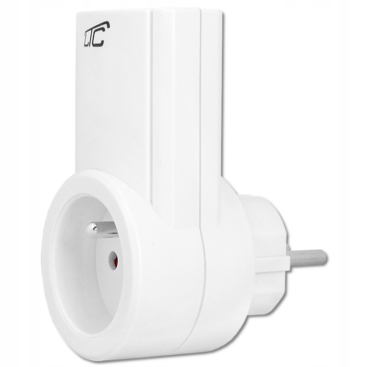 GNIAZDKO SIECIOWE ZDALNIE STEROWANE 2 PILOTY W ZESTAWIE DUŻY ZASIĘG 30M