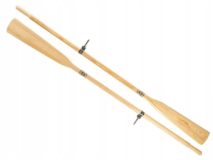 Wiosła szalupowe + Dulki John Paddle 2 szt 225 cm