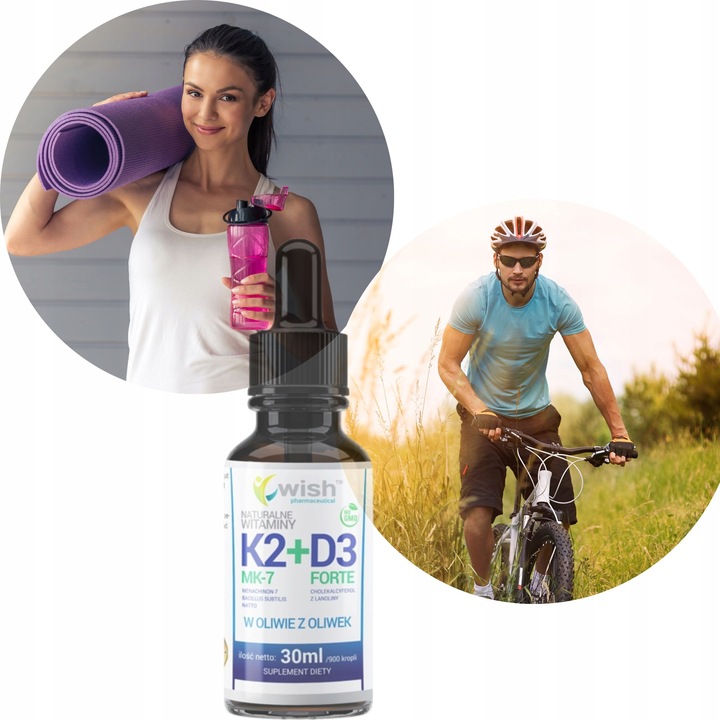 Witamina K2 MK-7 + D3 Forte w Kroplach 30ml